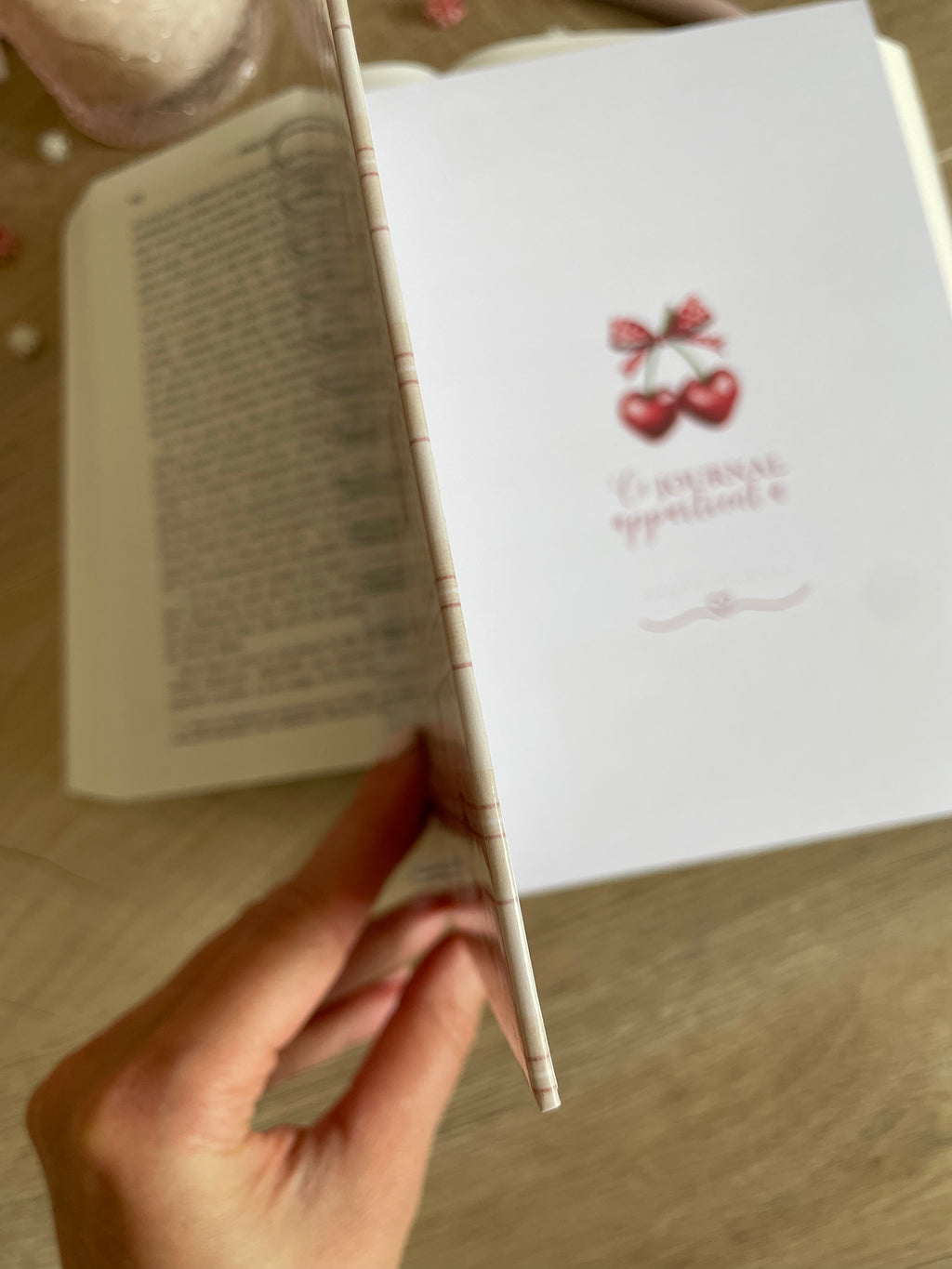 Journal de lecture A5 fait main - 100 critiques de livres - avis de lecture - romance - carnet de notes