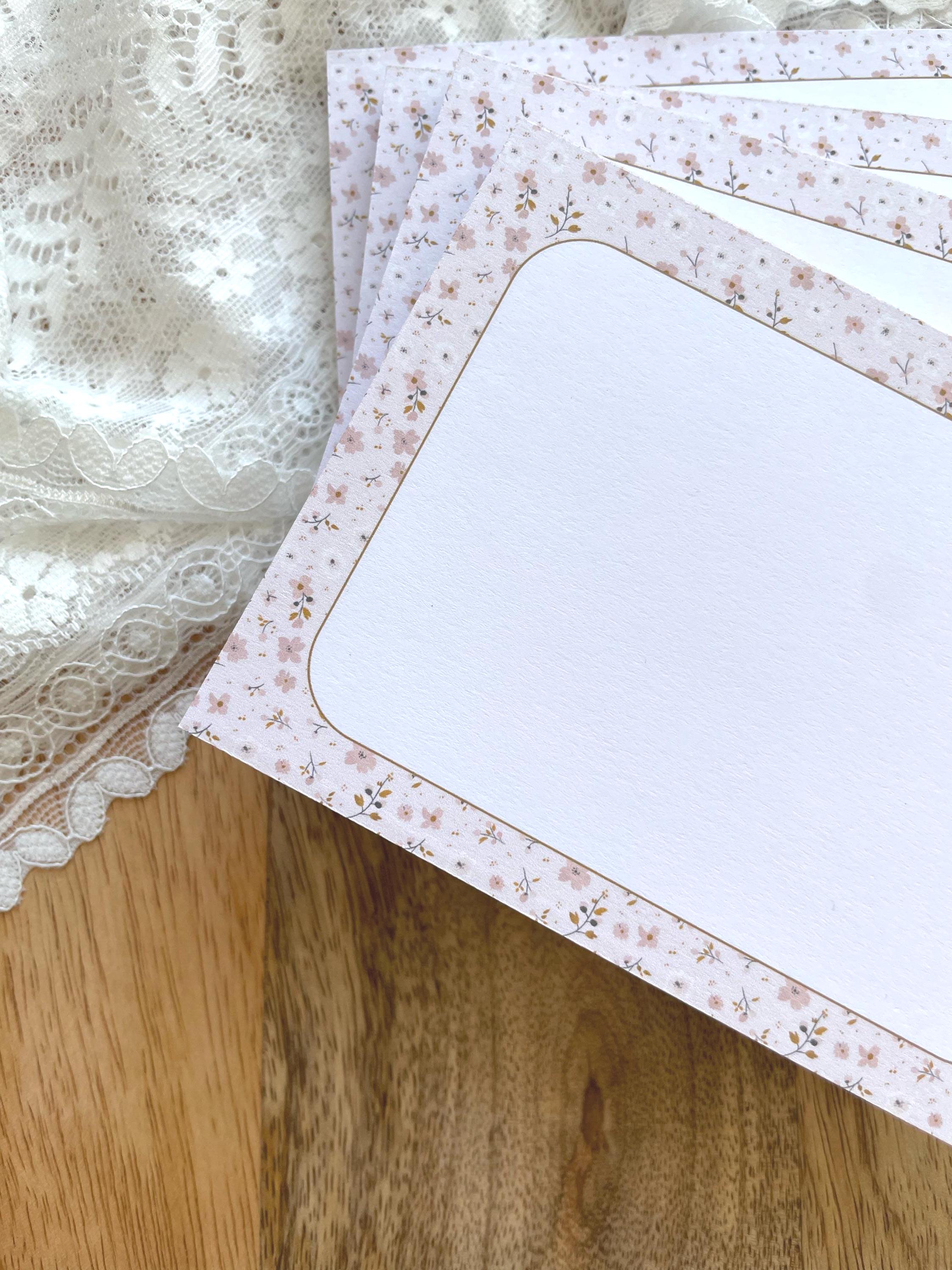 Bloc-notes A6 fait main style cottagecore - Accessoire de bureau - To do list