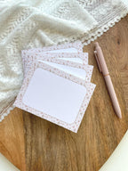Bloc-notes A6 fait main style cottagecore - Accessoire de bureau - To do list