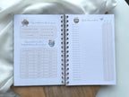 Carnet de recettes à spirales A5 - personnalisable - fait main style cottagecore Vichy - les recettes de maman